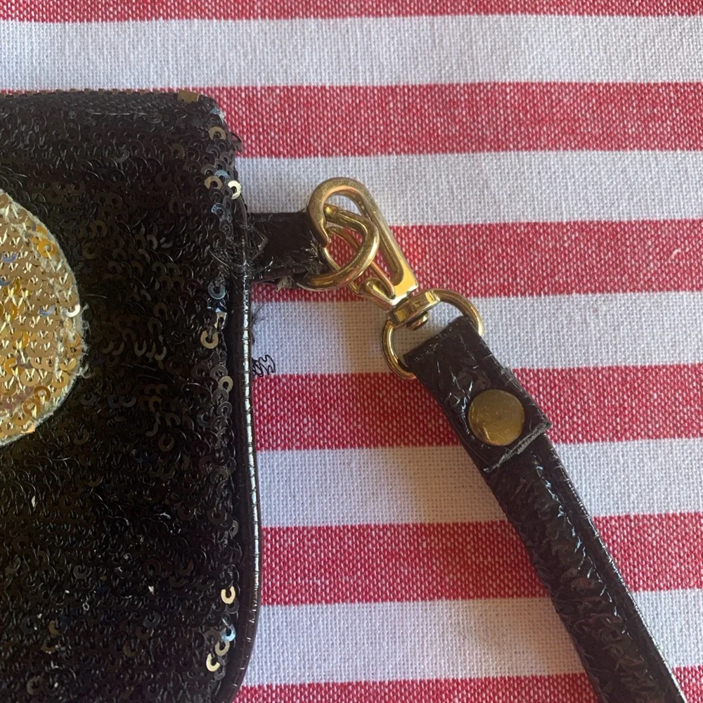 Disney black wristlet